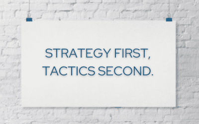 Strategy Before Tactics: A Lesson for Hoteliers